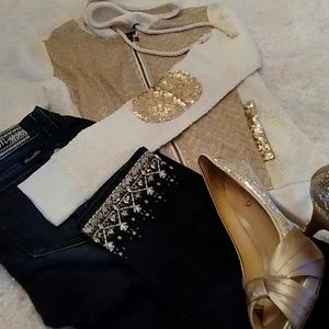 Miss Me Zip Front Hoodie